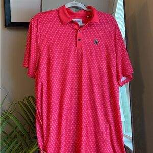 Red Polo Performance Shirt Size L